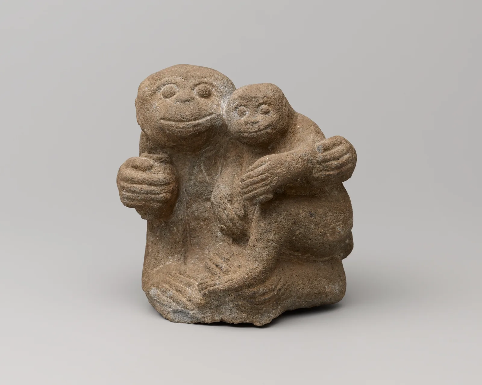 Simian Mother and Child