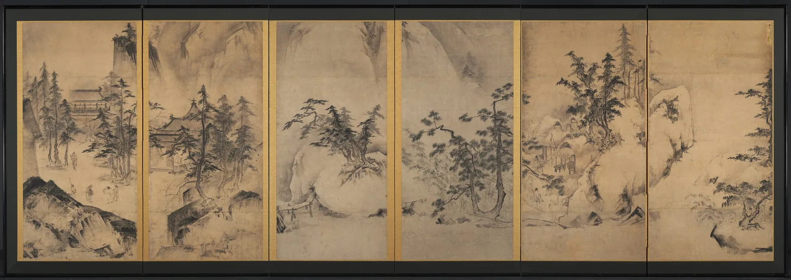 Winter and Spring Landscape