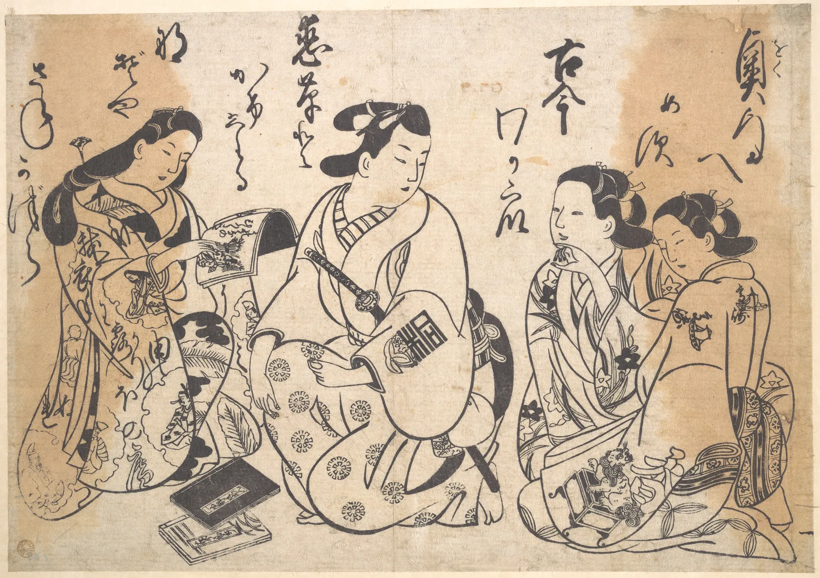 Print — Okumura Masanobu — ca. 1700