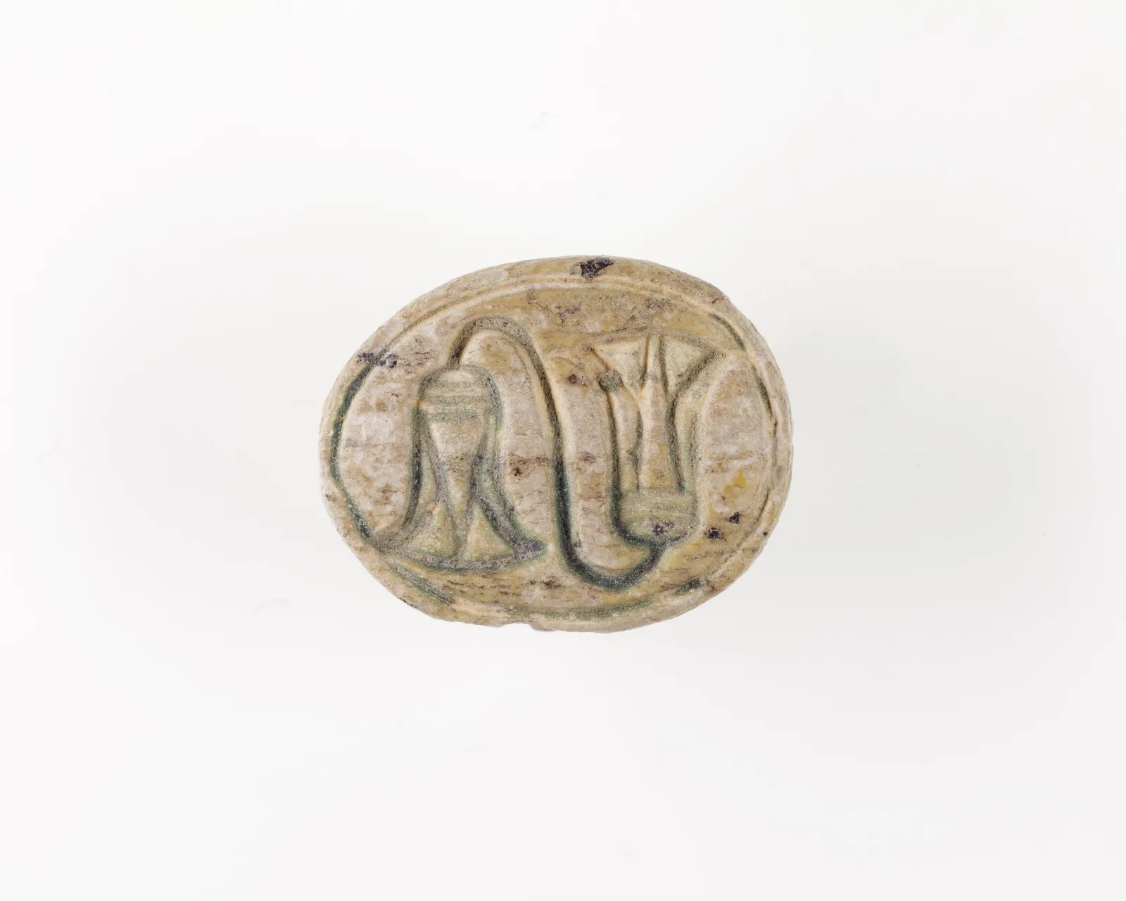 Scarab with Lotus Decoration