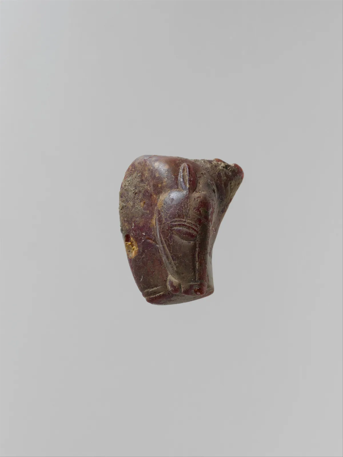 Pendant: head and neck of a horse