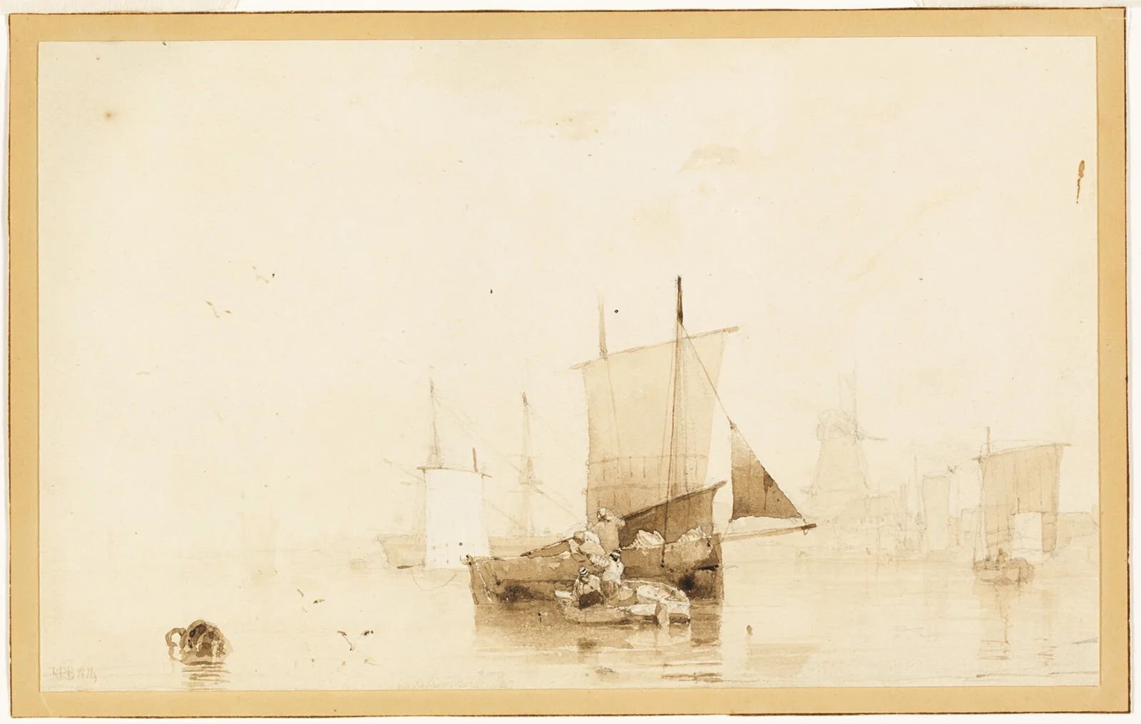 Boats in a Harbor