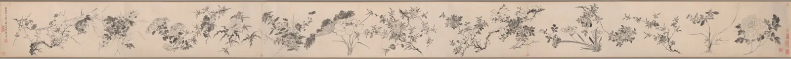 Flowers of the Four Seasons 四季花卉圖