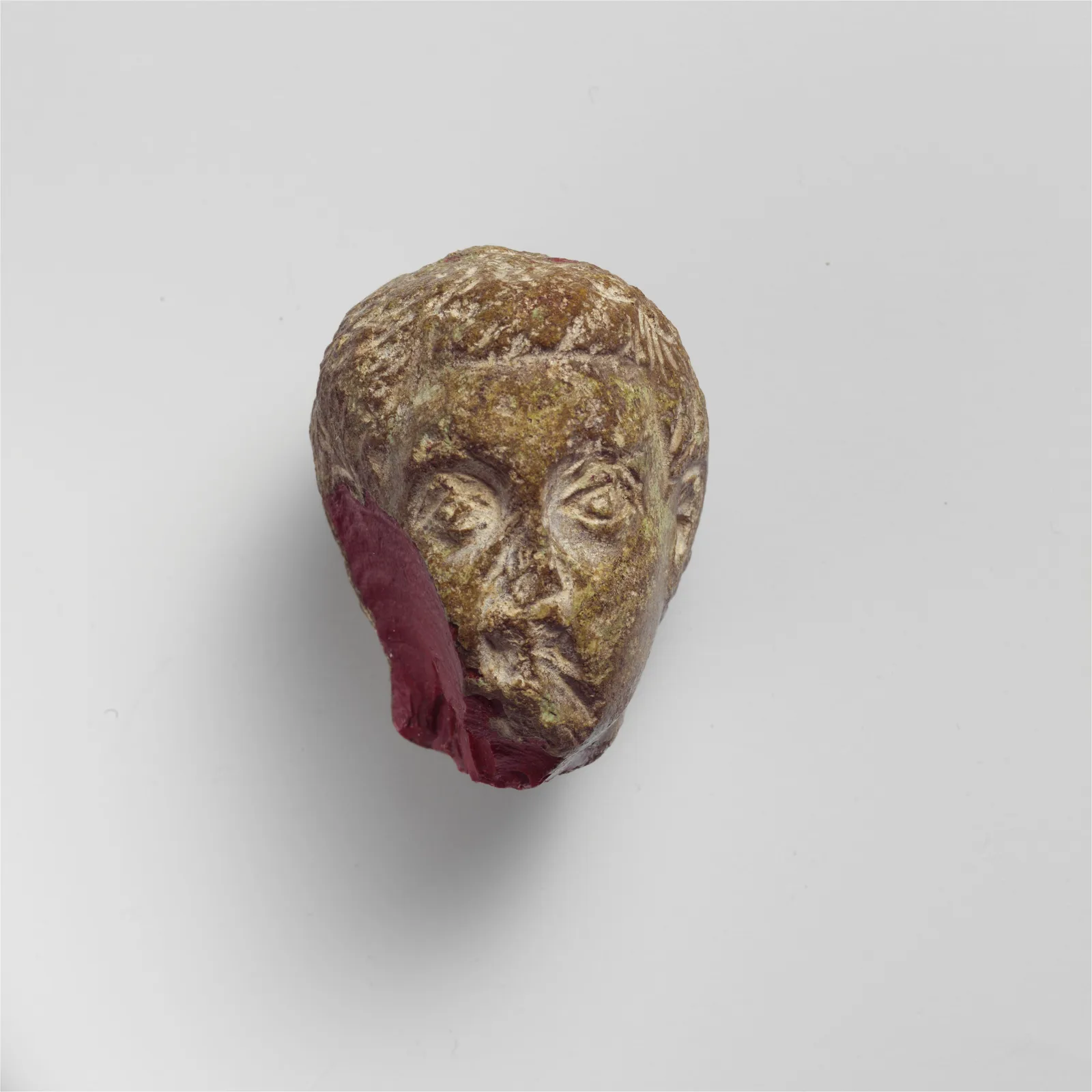 Glass portrait head