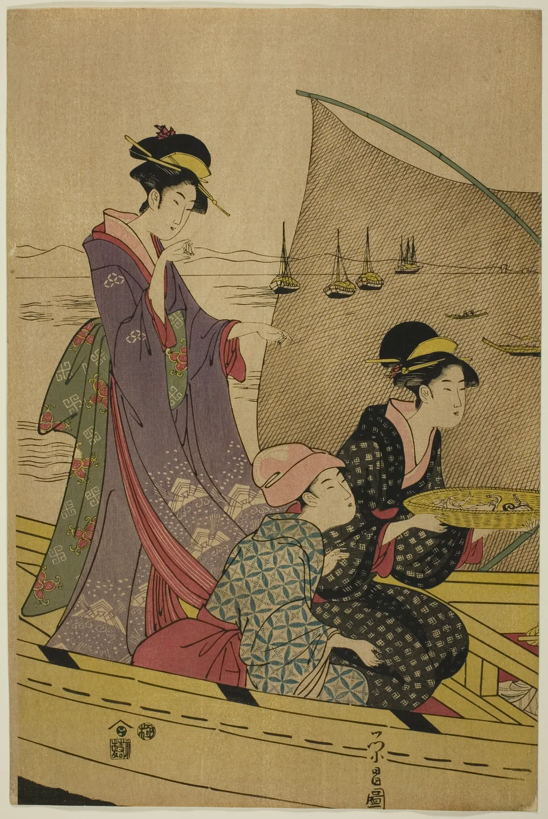 Women on a Fishing Boat