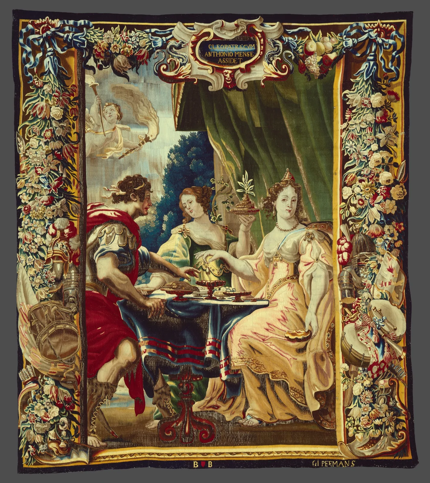 Cleopatra and Antony Enjoying Supper from The Story of Caesar and Cleopatra