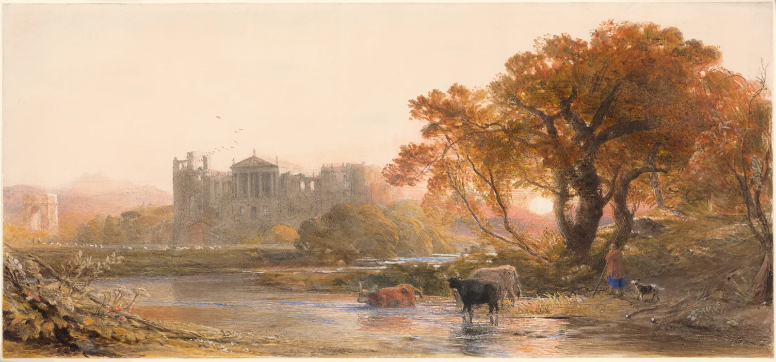 Evening in Italy—the Deserted Villa