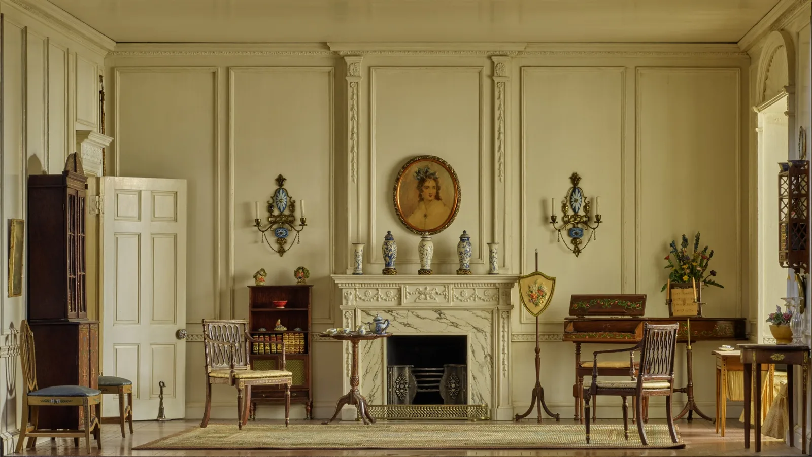 E12: English Drawing Room of the Georgian Period, c. 1800