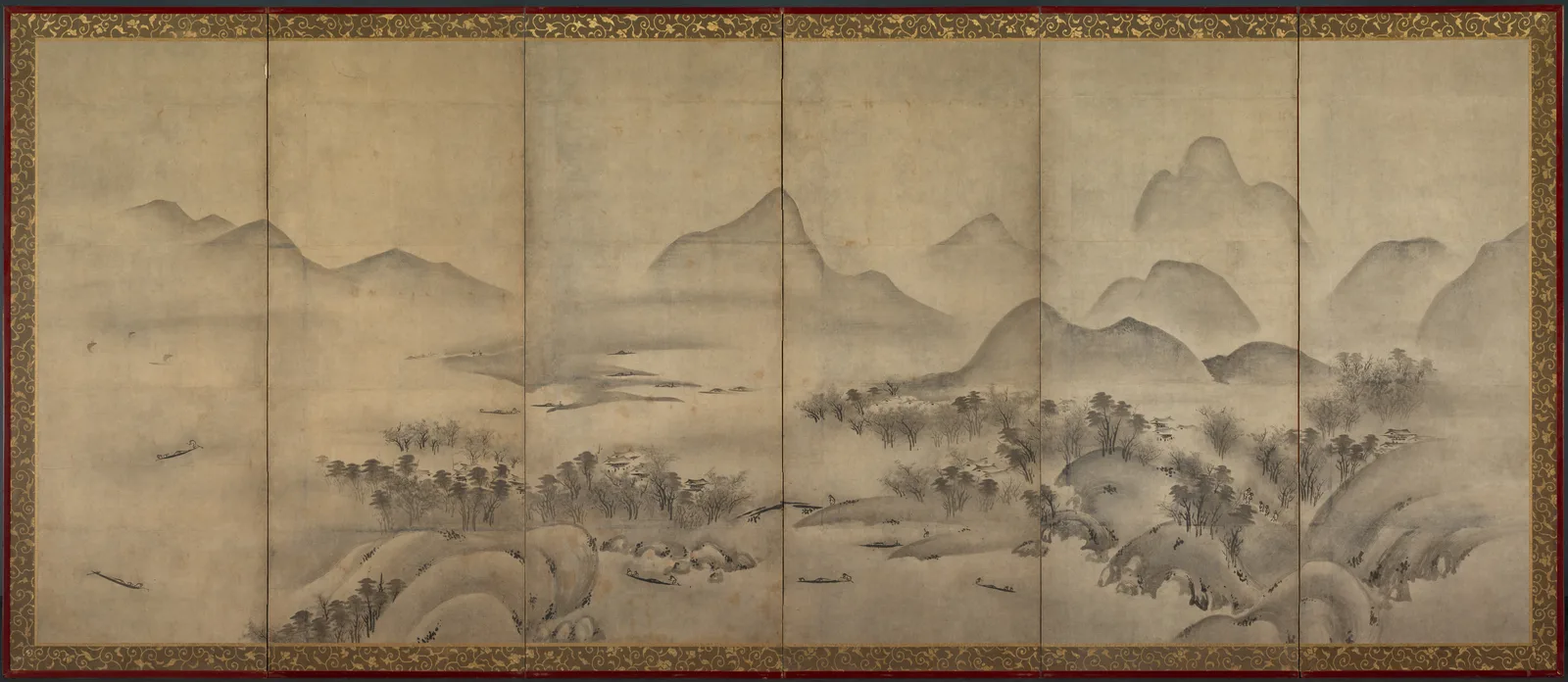 Moonlit Landscape (one of a pair)