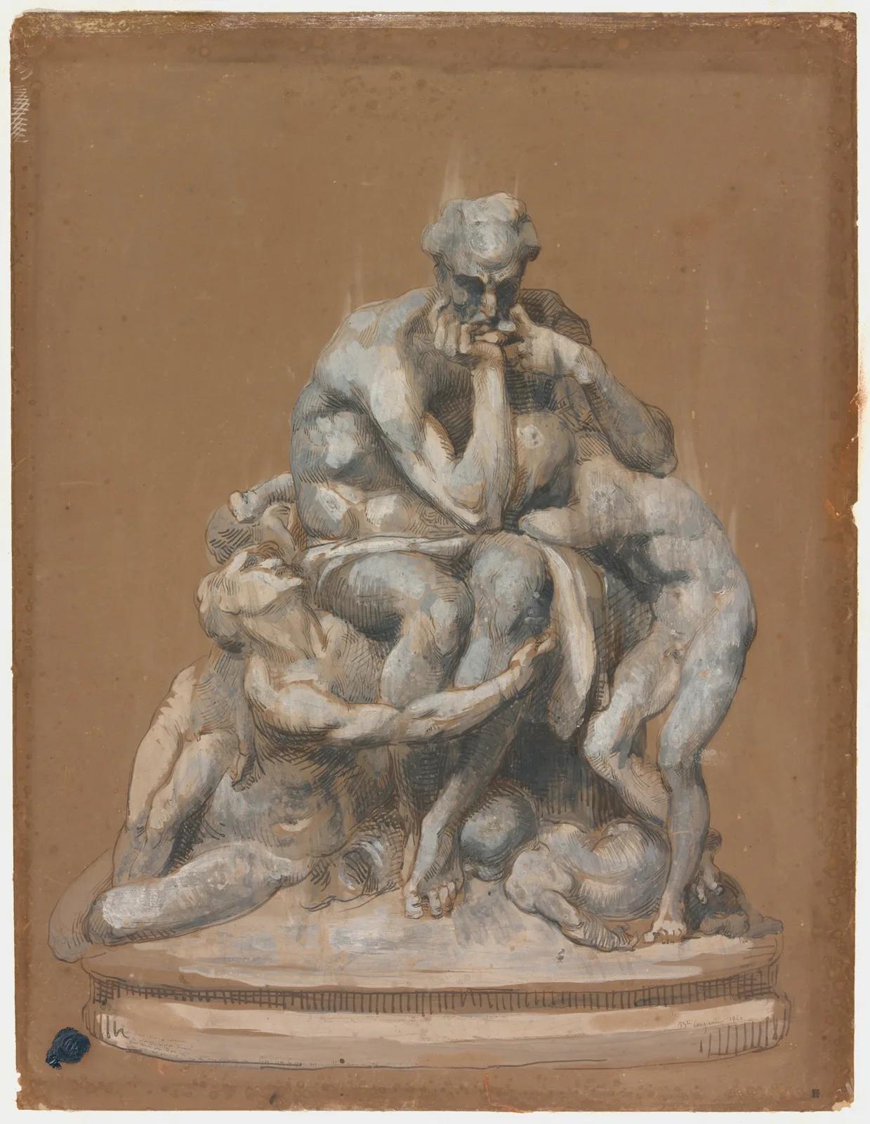 Study for the Sculpture Ugolino and His Children