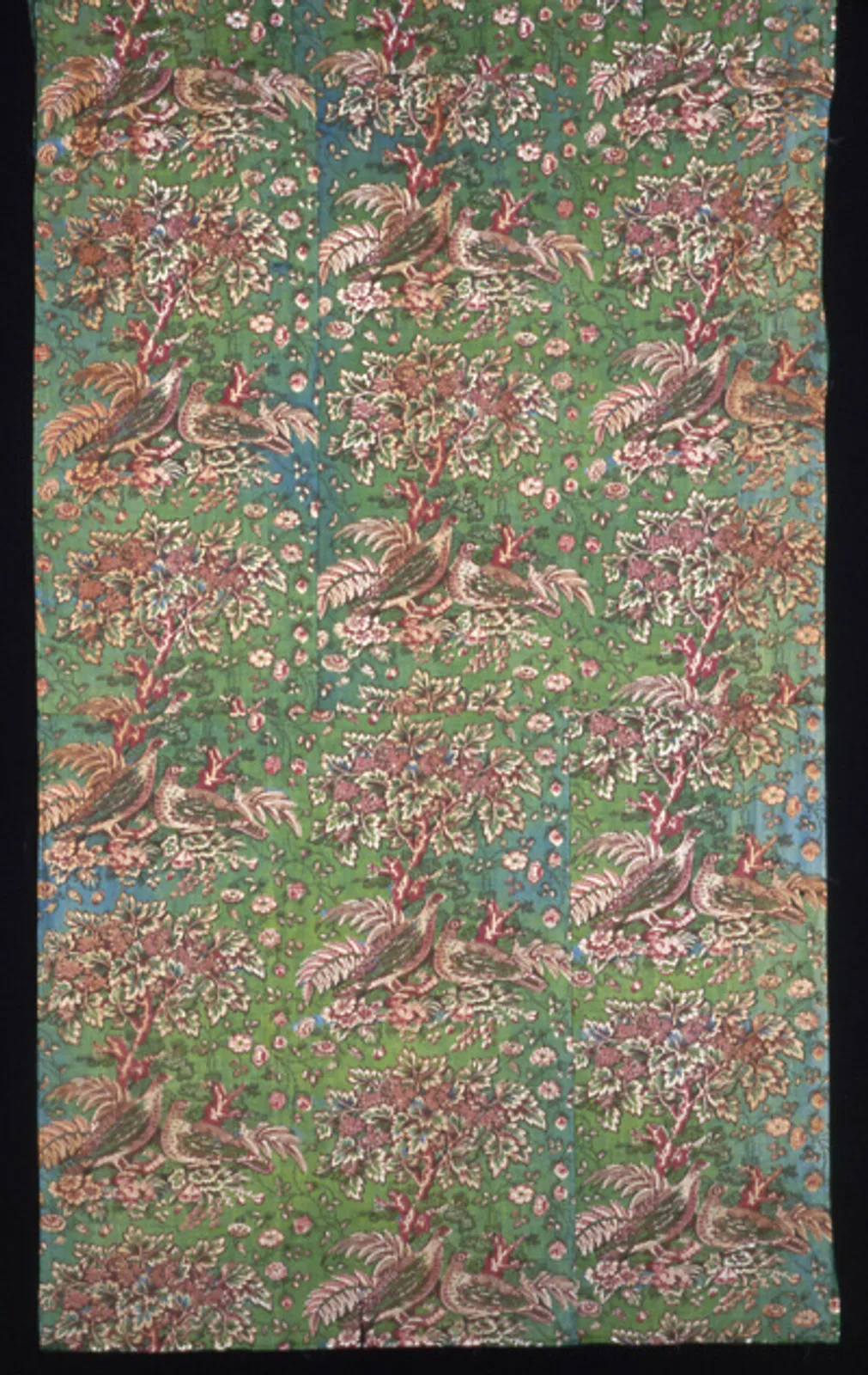 Plum Trees and Pheasants (Furnishing Fabric)