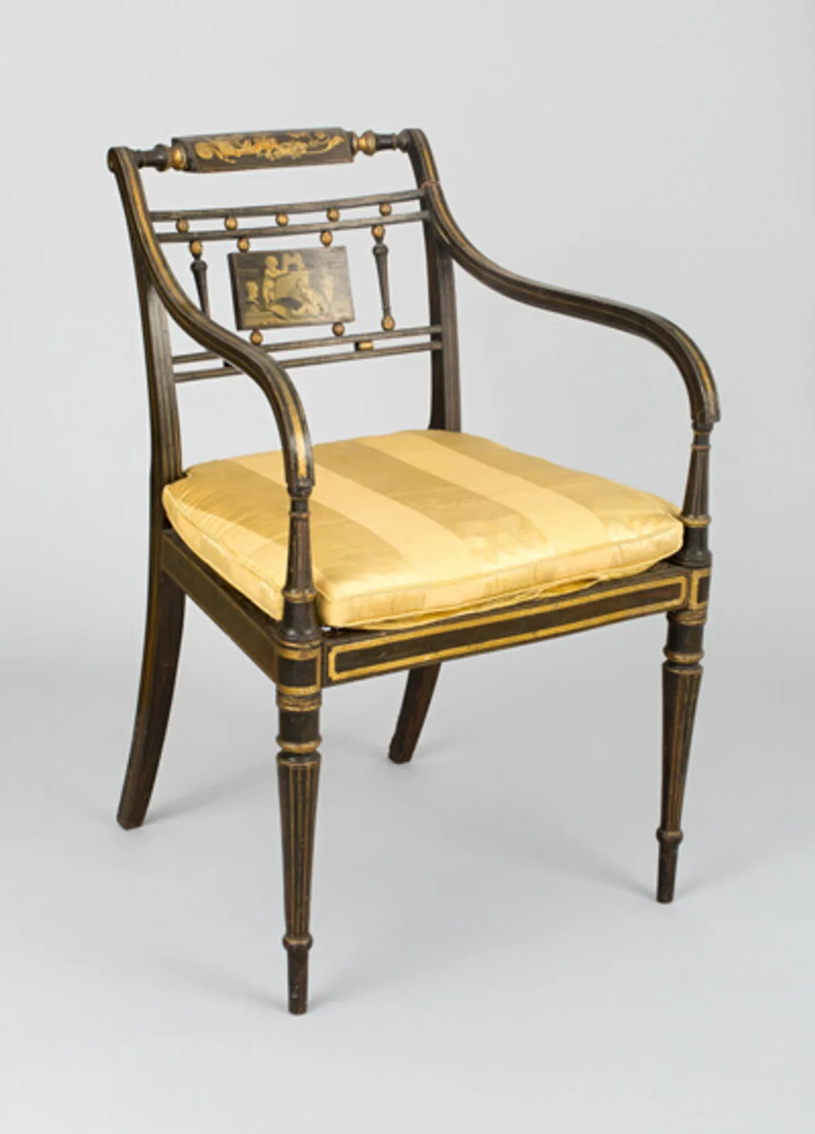 Armchair with Tablet: Putti Drawing