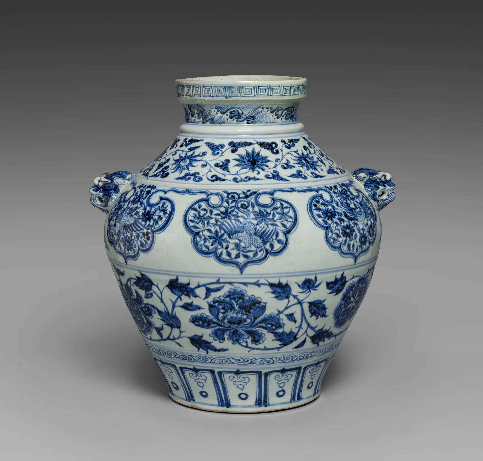Jar with Lion-Head Handles