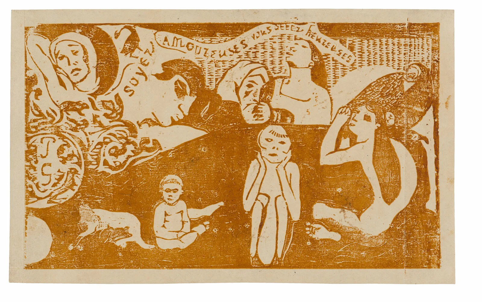 Soyez amoureuses, vous serez heureuses (Love, and You Will Be Happy), from the Suite of Late Wood-Block Prints