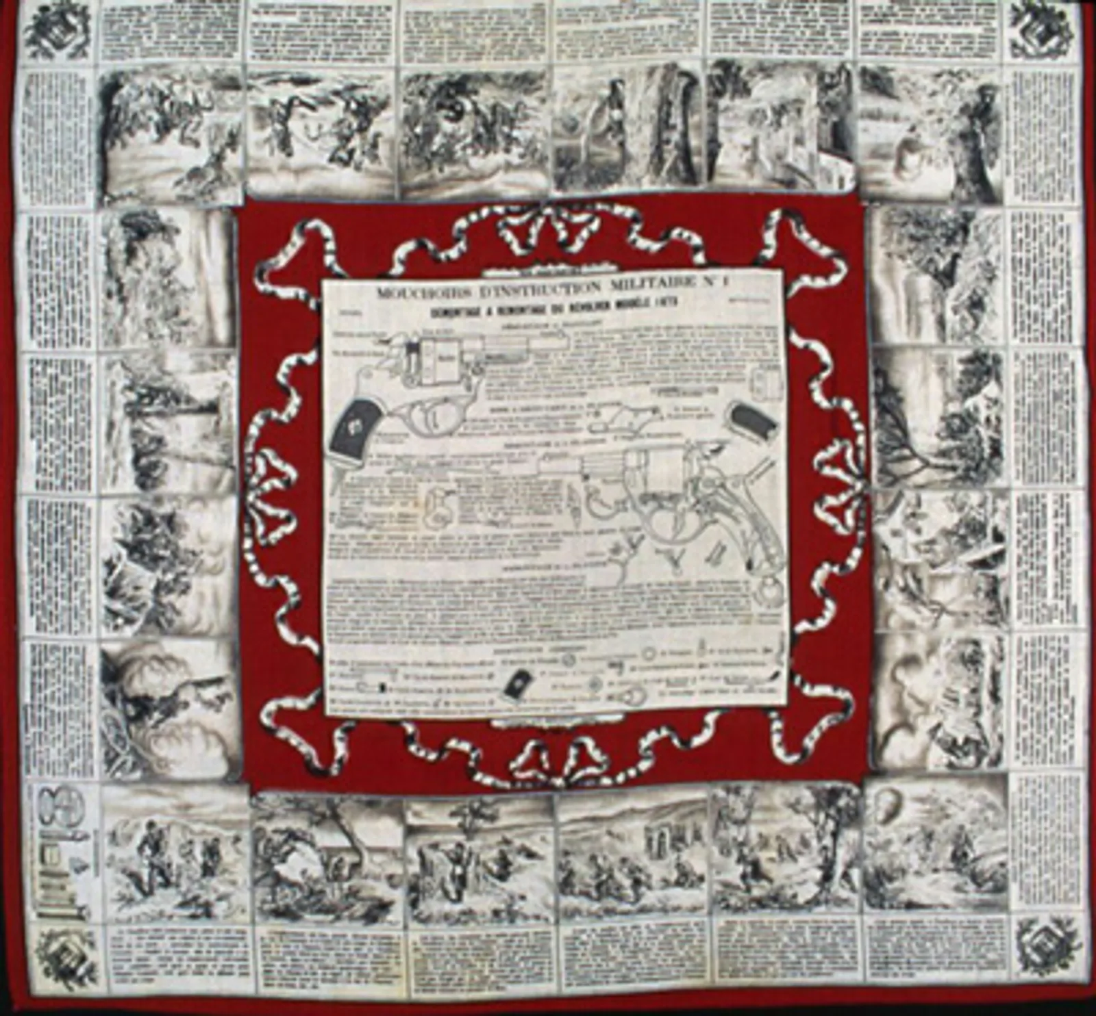 Mouchoirs D'Instruction Militarie No. 1 (Handkerchief)